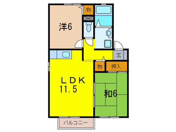 クレストの物件間取画像